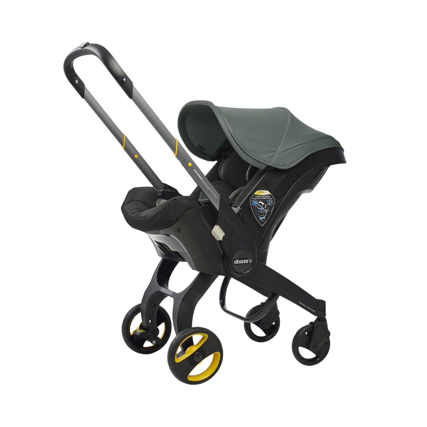 Infant Car Seat & Latch Base with Stroller Conversion System