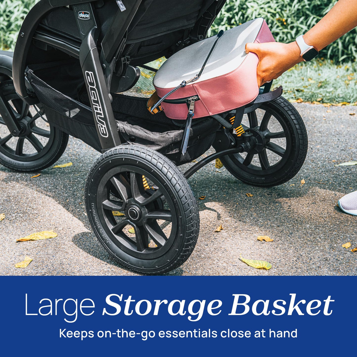 Jogging Travel System Stroller with Infant Car Seat & Base, All-Terrain Design