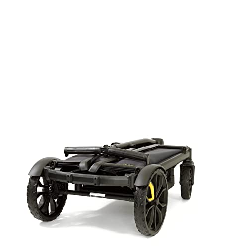 All-Terrain Off-Road Wagon Stroller for Kids with Push/Pull Steering & Collapsible Design