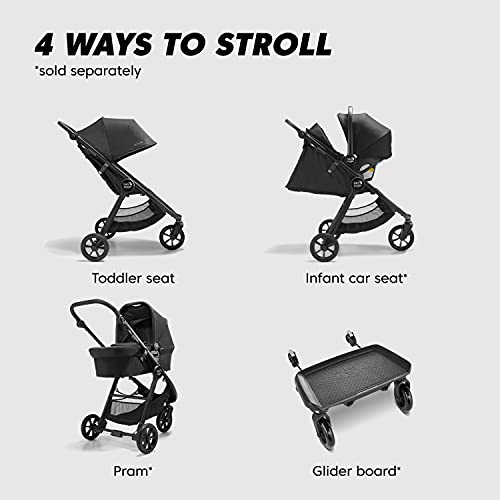All-Terrain Jogging Stroller with Adjustable Handlebar, Parking Brake & Car Seat Adapter
