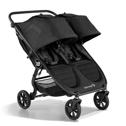 Baby Jogger City Mini GT2 All-Terrain Lightweight Stroller with Forever Air Tires One-Hand Fold and All-Wheel Suspension Pike Exclusive Includes Belly Bar Leatherette Handlebar & Premium Fabric