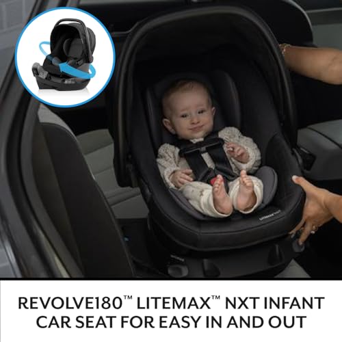 Travel System Stroller with Rotating Infant Car Seat & Lightweight Modular Design