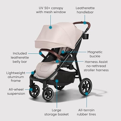Lightweight Folding Stroller with Compact Design