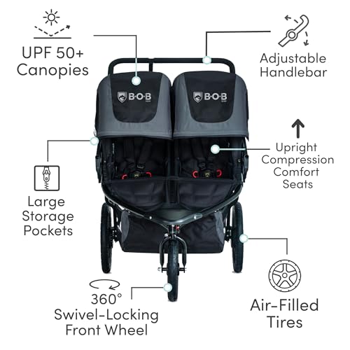 All-Terrain Jogging Stroller with Smooth Suspension System & Performance Frame