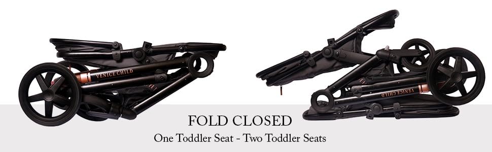 Convertible Stroller with Bassinet System & Compact Fold Design