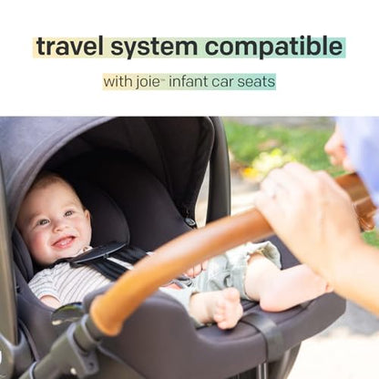 4-in-1 Convertible Stroller with Pram Mode, Reversible Seat & All-Terrain Design