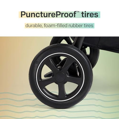 4-in-1 Convertible Stroller with Pram Mode, Reversible Seat & All-Terrain Design