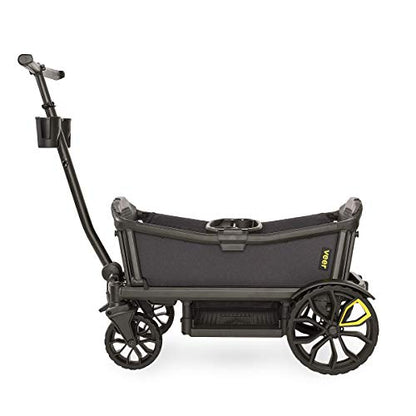 All-Terrain Off-Road Wagon Stroller for Kids with Push/Pull Steering & Collapsible Design