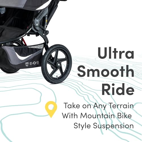 All-Terrain Jogging Stroller with Smooth Suspension System & Performance Frame