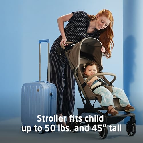 Lightweight Cabin-Approved Travel Stroller with Compact Fold