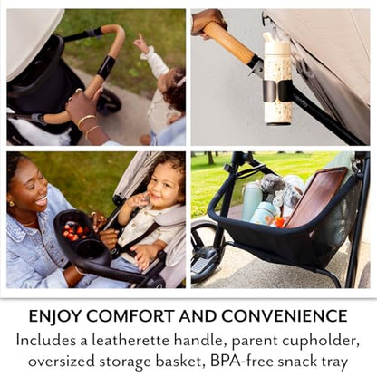 Travel System Stroller with Infant Car Seat & Base, Compact Fold Design