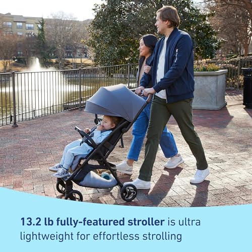 Compact Travel Stroller with Automatic Fold & Overhead Cabin-Friendly Design
