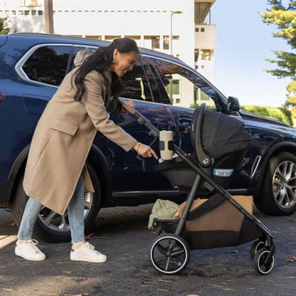 Travel System Stroller with Rotating Infant Car Seat & Lightweight Modular Design