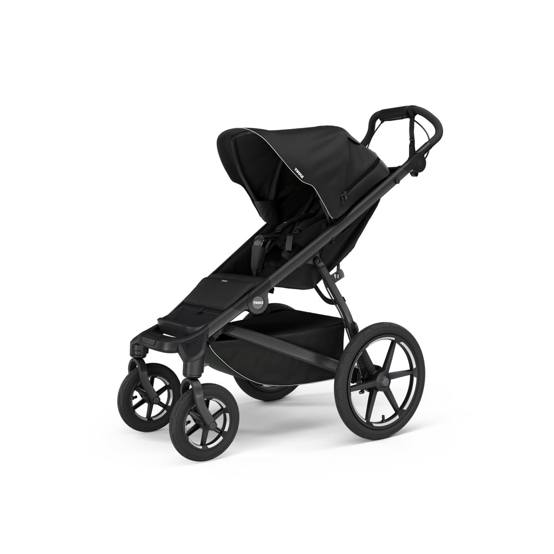 All-Terrain 4-Wheel Stroller with Full Suspension, Air-Filled Tires & Adjustable Recline Seat