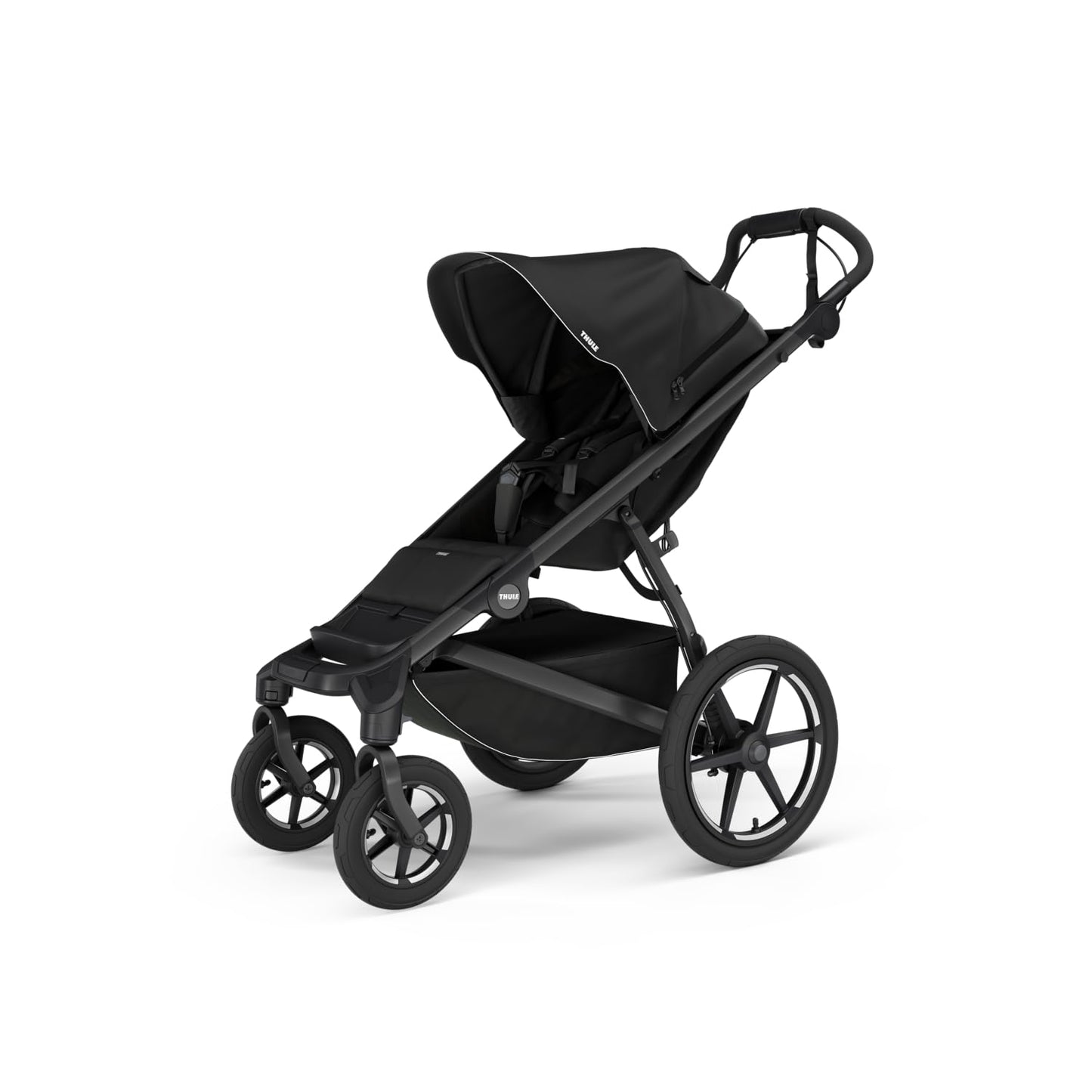 All-Terrain 4-Wheel Stroller with Full Suspension, Air-Filled Tires & Adjustable Recline Seat