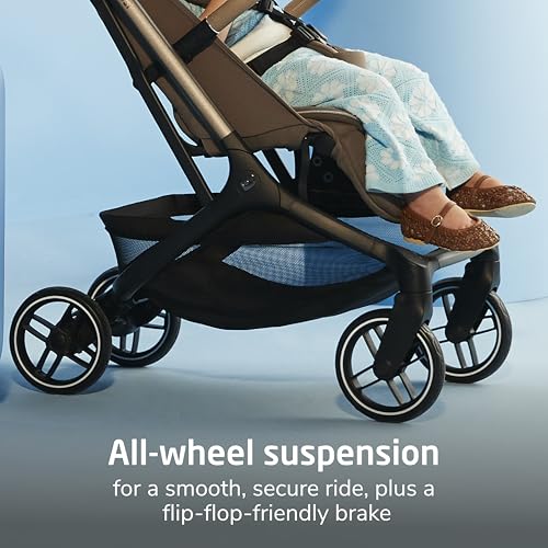 Lightweight Cabin-Approved Travel Stroller with Compact Fold