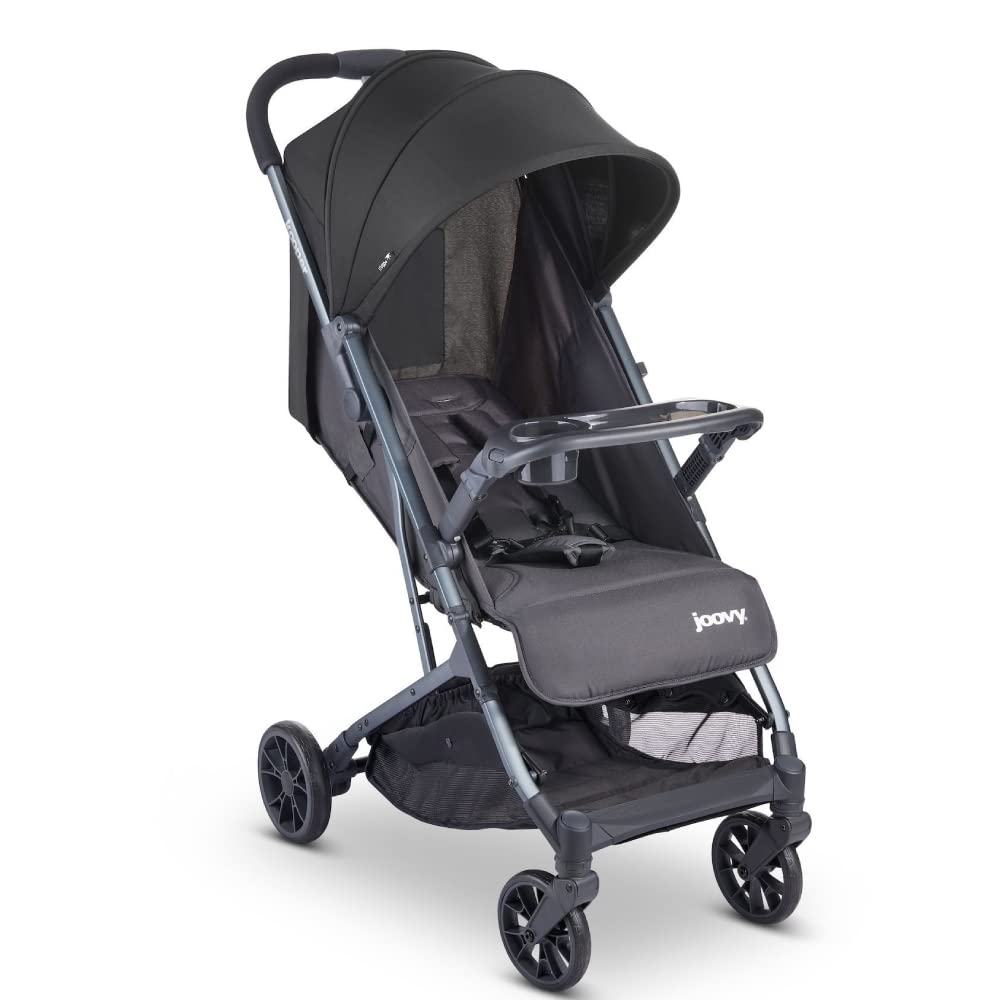 Lightweight Baby Stroller with Big Wheels, Reclining Seat & Compact Fold Design