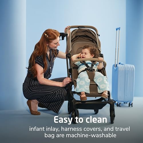 Lightweight Cabin-Approved Travel Stroller with Compact Fold