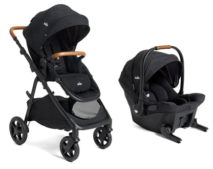 4-in-1 Travel System Stroller with Infant Car Seat & All-Terrain Stroller Design