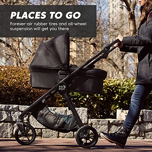 All-Terrain Jogging Stroller with Adjustable Handlebar, Parking Brake & Car Seat Adapter