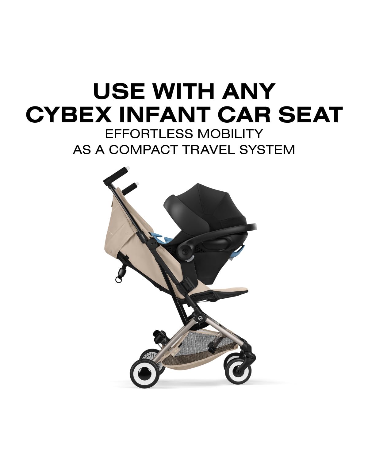 Ultra Lightweight Travel Stroller with One-Hand Recline & Airline Cabin Fold