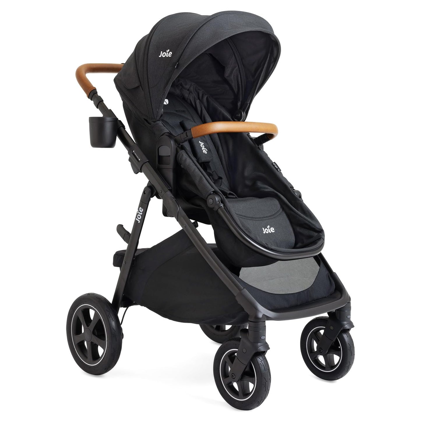 4-in-1 Convertible Stroller with Pram Mode, Reversible Seat & All-Terrain Design