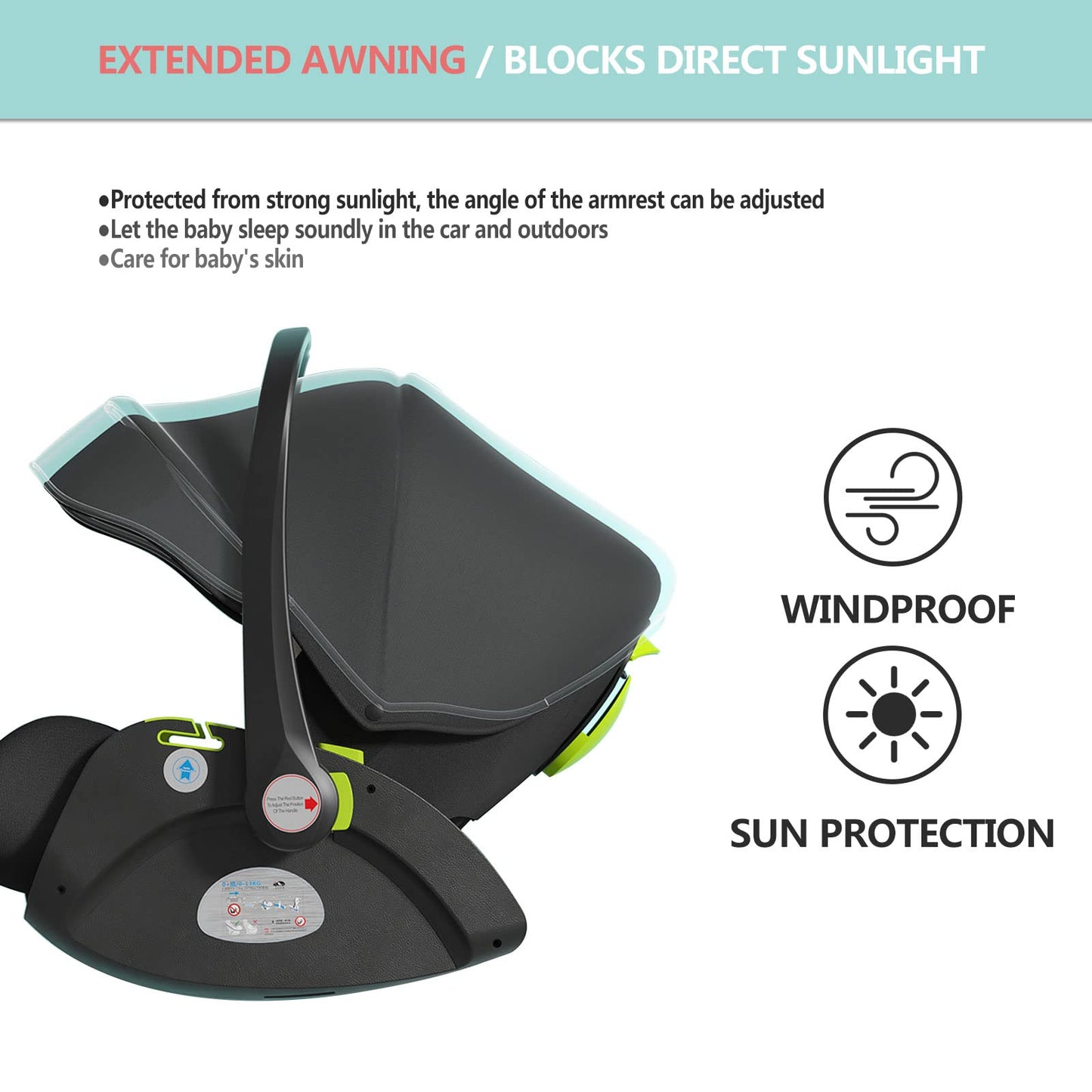 2-in-1 Baby Stroller with Reversible Bassinet, Adjustable Backrest & All-Terrain Suspension