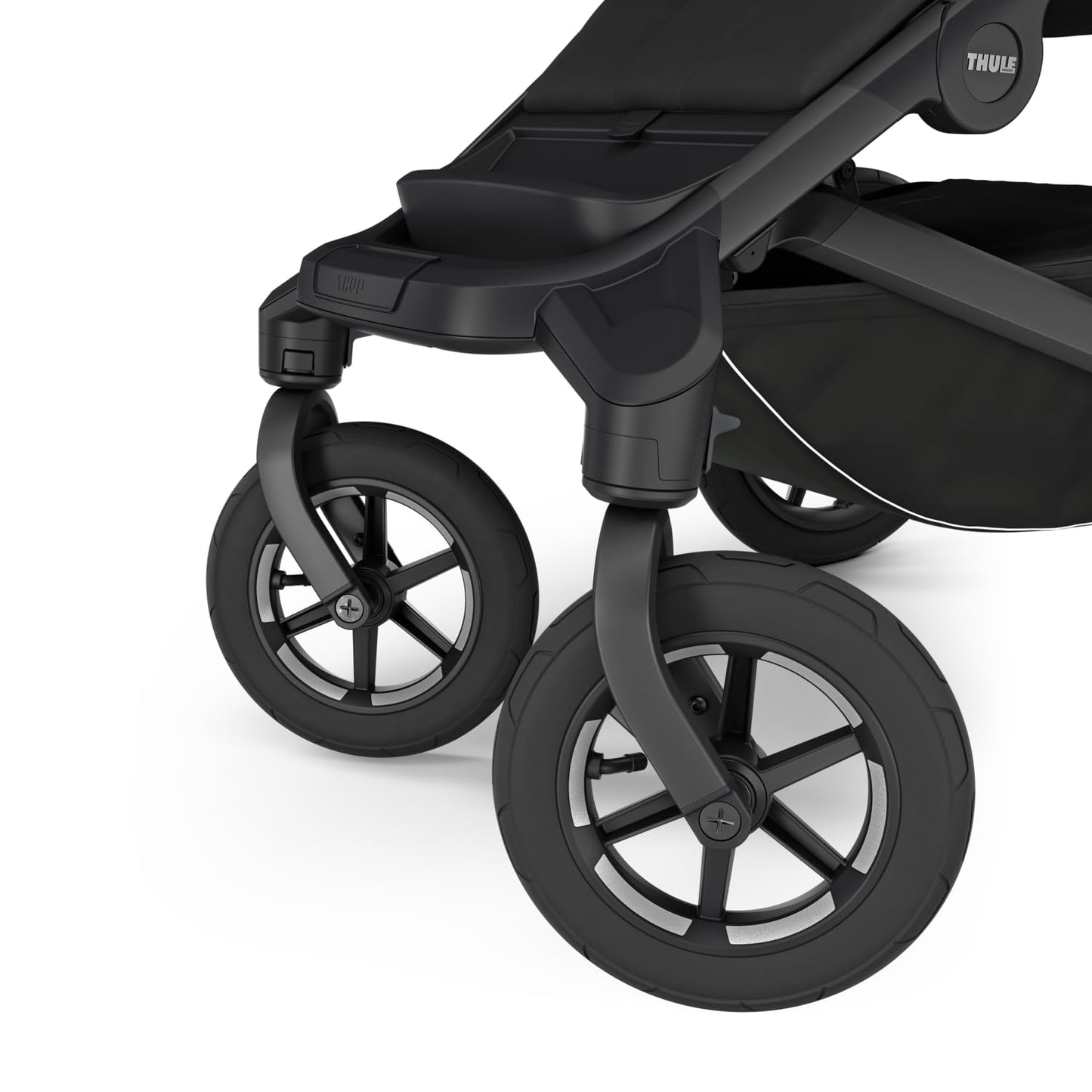 All-Terrain 4-Wheel Stroller with Full Suspension, Air-Filled Tires & Adjustable Recline Seat