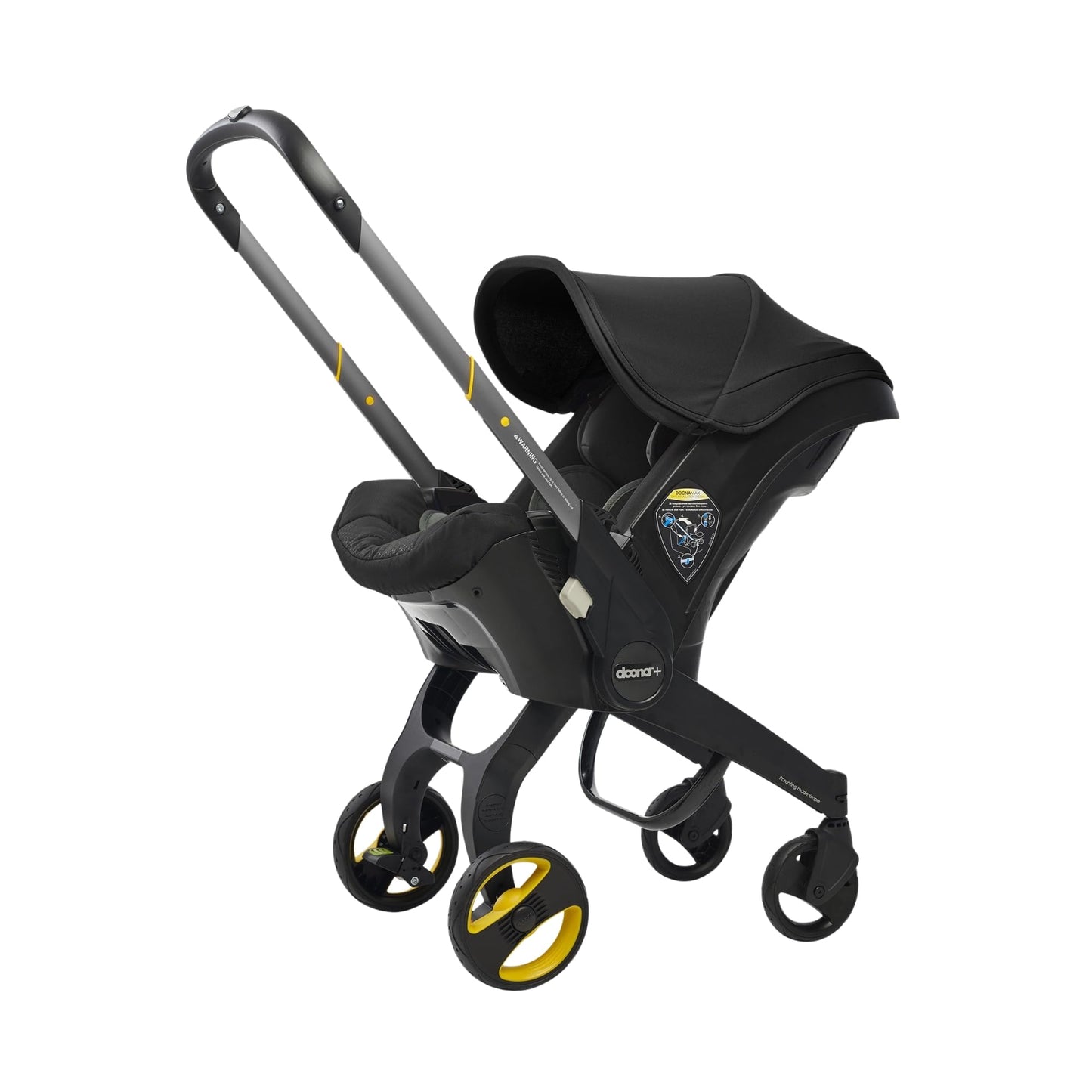 Infant Car Seat & Latch Base with Stroller Conversion System
