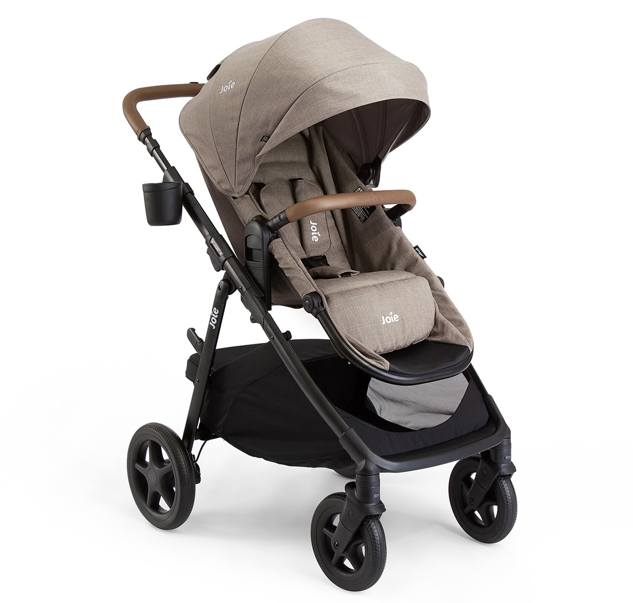 4-in-1 Travel System Stroller with Infant Car Seat & All-Terrain Stroller Design