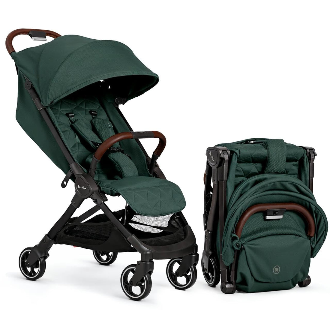 Compact Lightweight Travel Stroller with One-Hand Fold & Cabin-Friendly Design