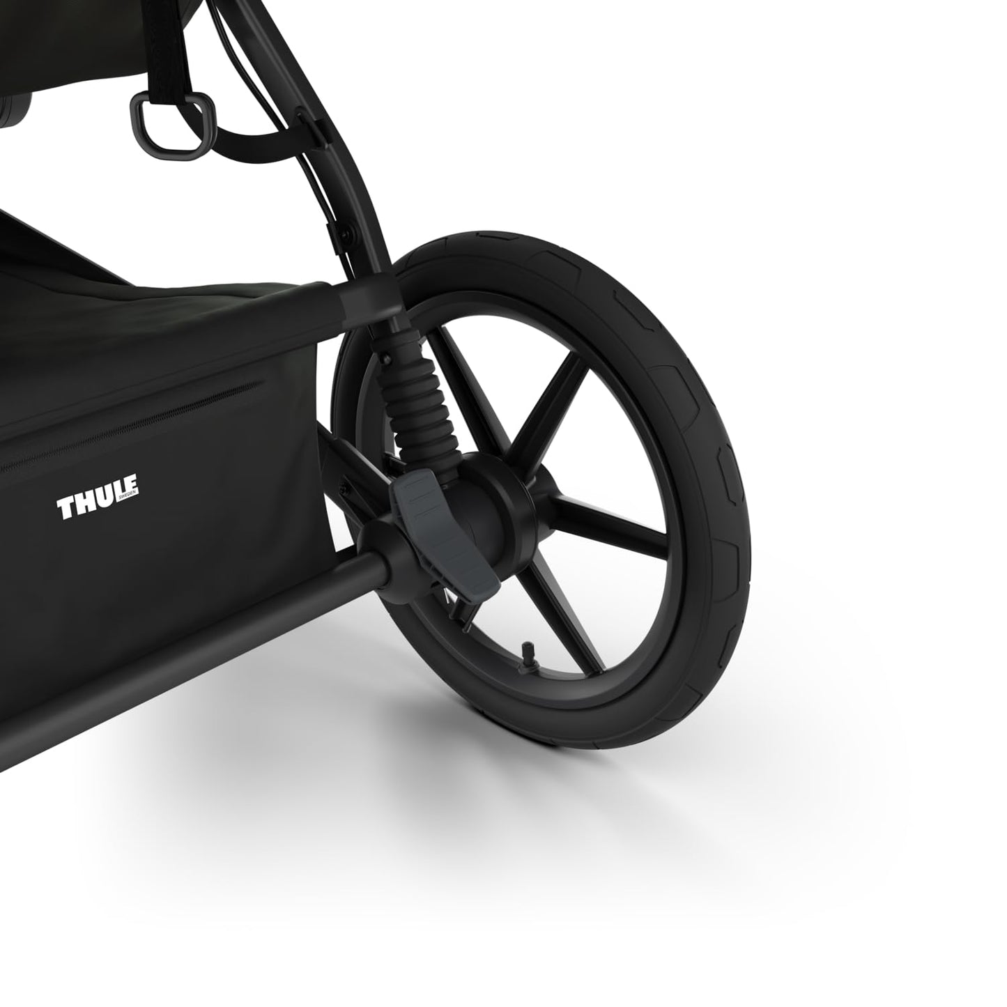 All-Terrain 4-Wheel Stroller with Full Suspension, Air-Filled Tires & Adjustable Recline Seat
