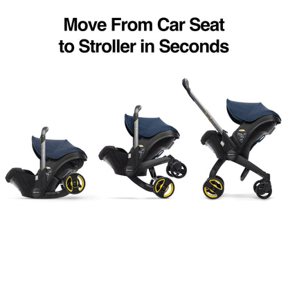 Infant Car Seat & Latch Base with Stroller Conversion System