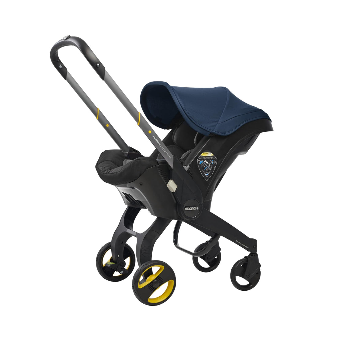 Infant Car Seat & Latch Base with Stroller Conversion System