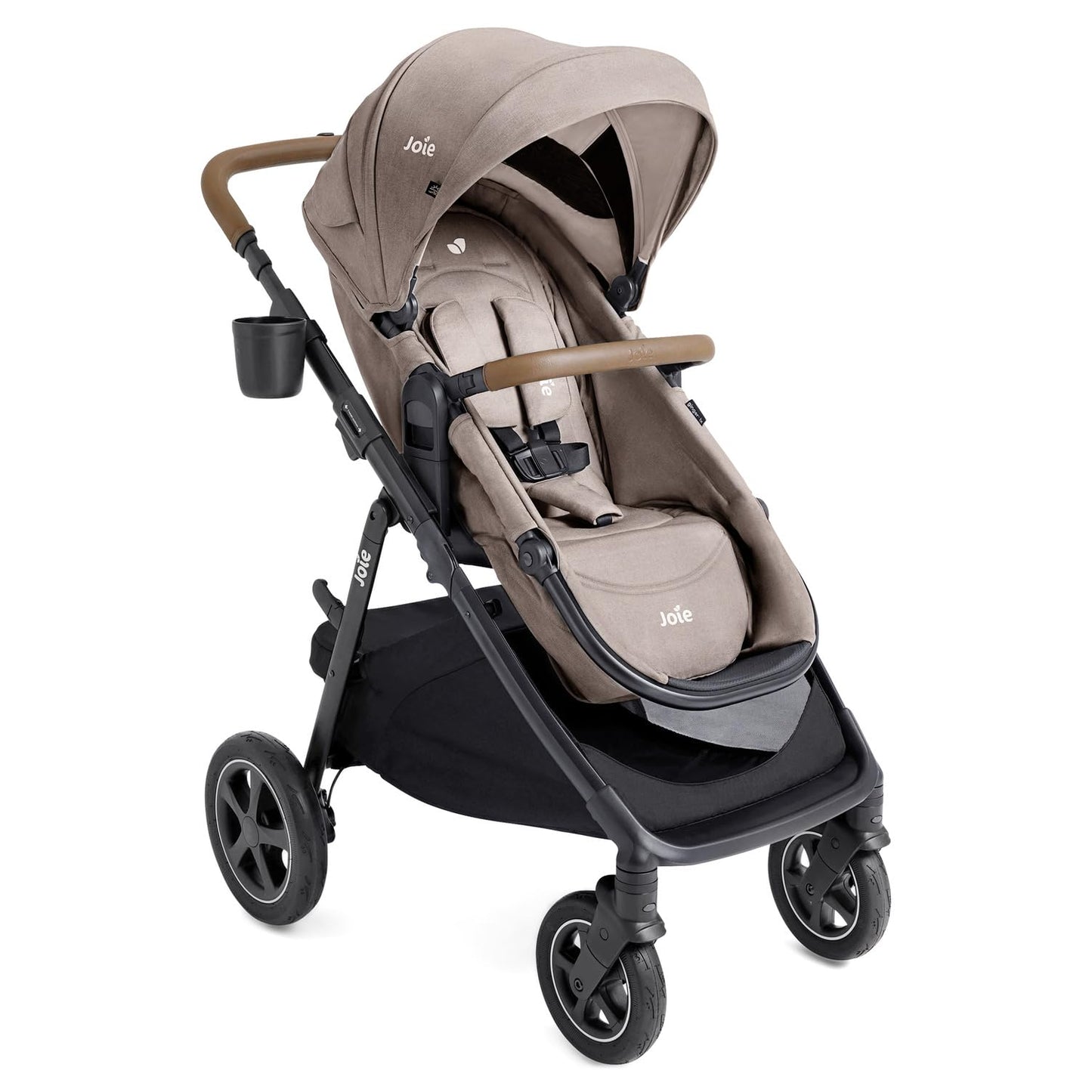 4-in-1 Convertible Stroller with Pram Mode, Reversible Seat & All-Terrain Design