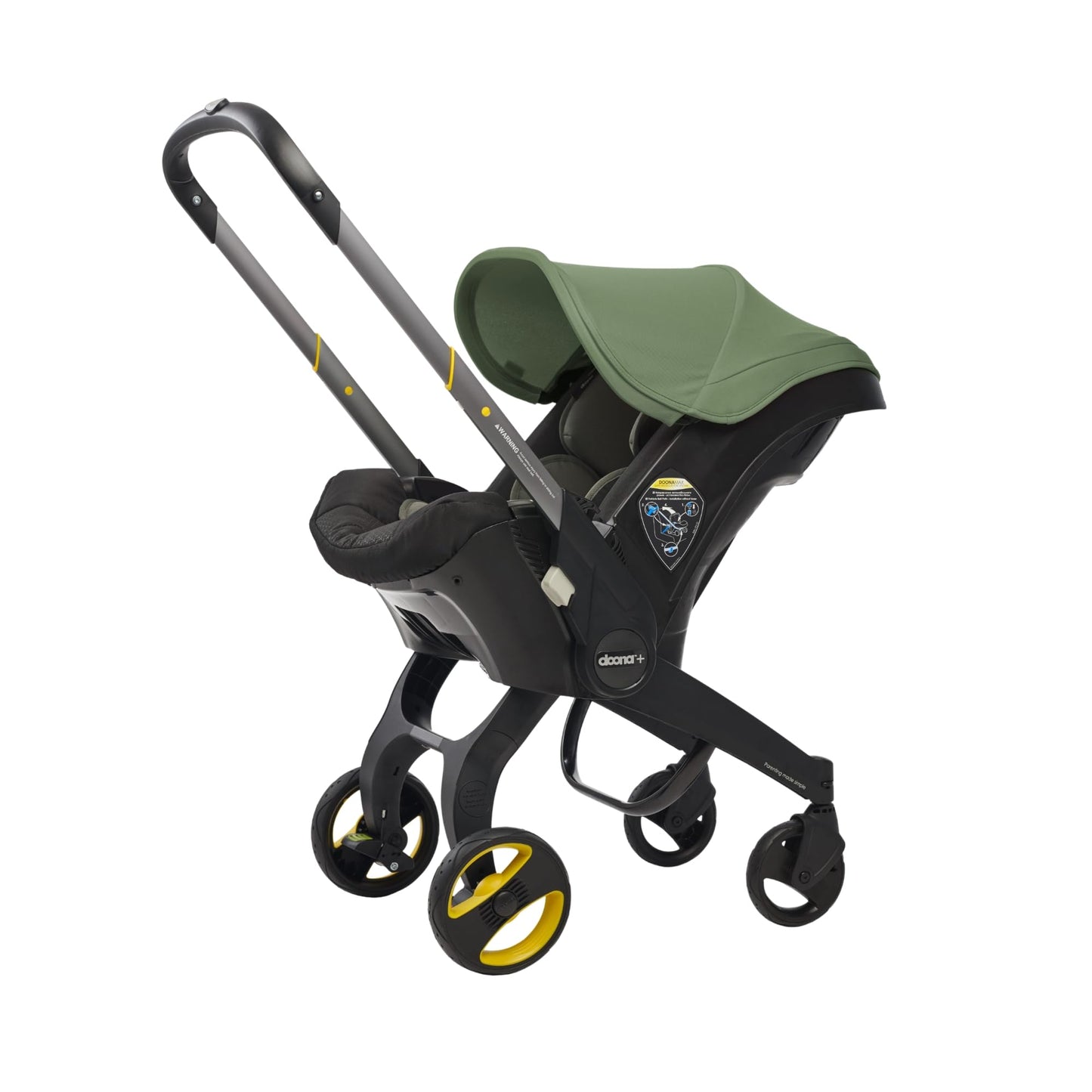 Infant Car Seat & Latch Base with Stroller Conversion System