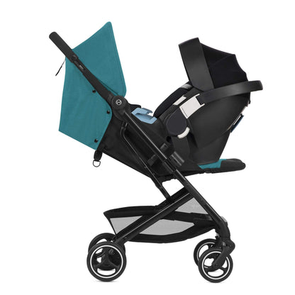 Lightweight Compact Travel Stroller with Car Seat Compatibility & Multi-Recline Seat