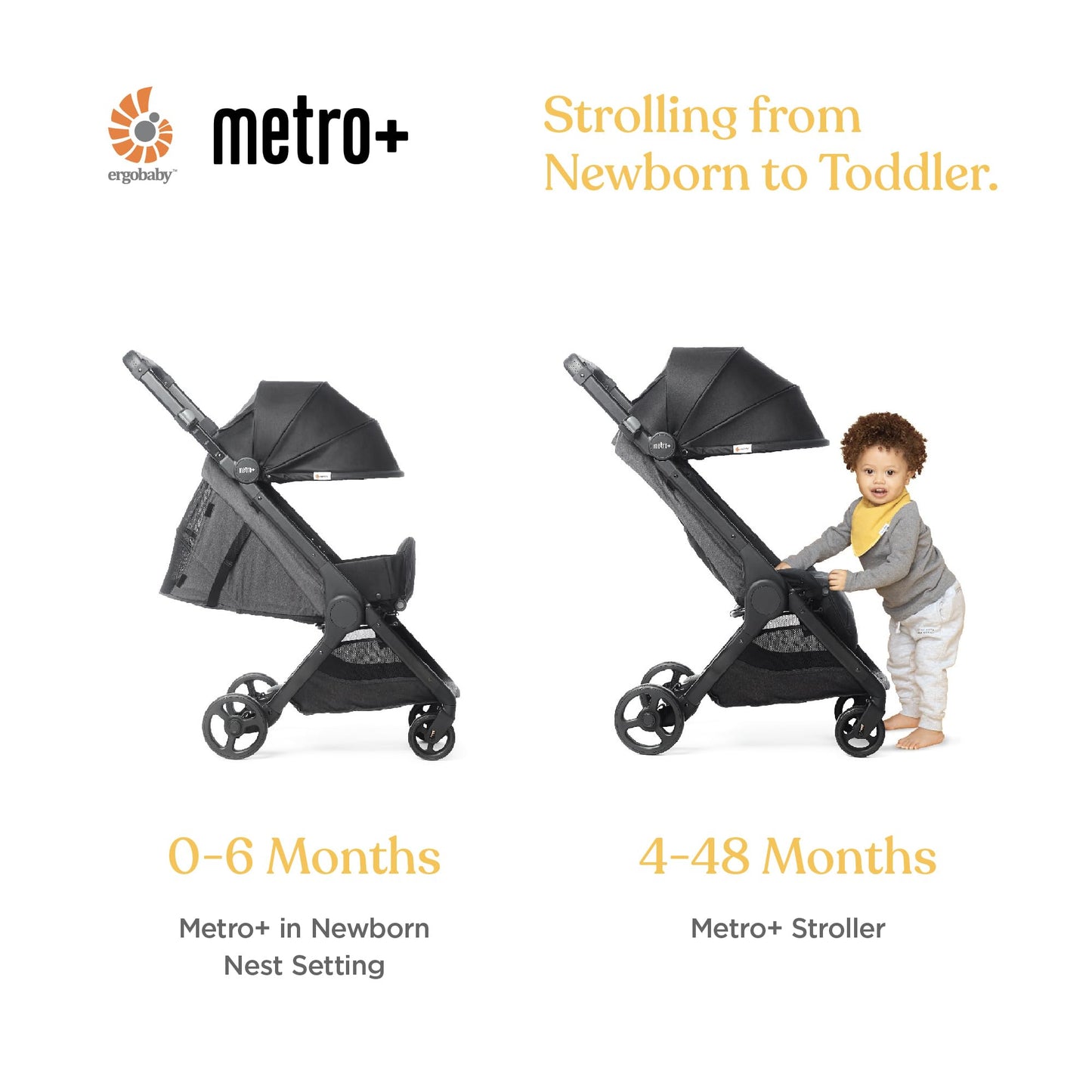 Compact Lightweight Folding Baby Stroller