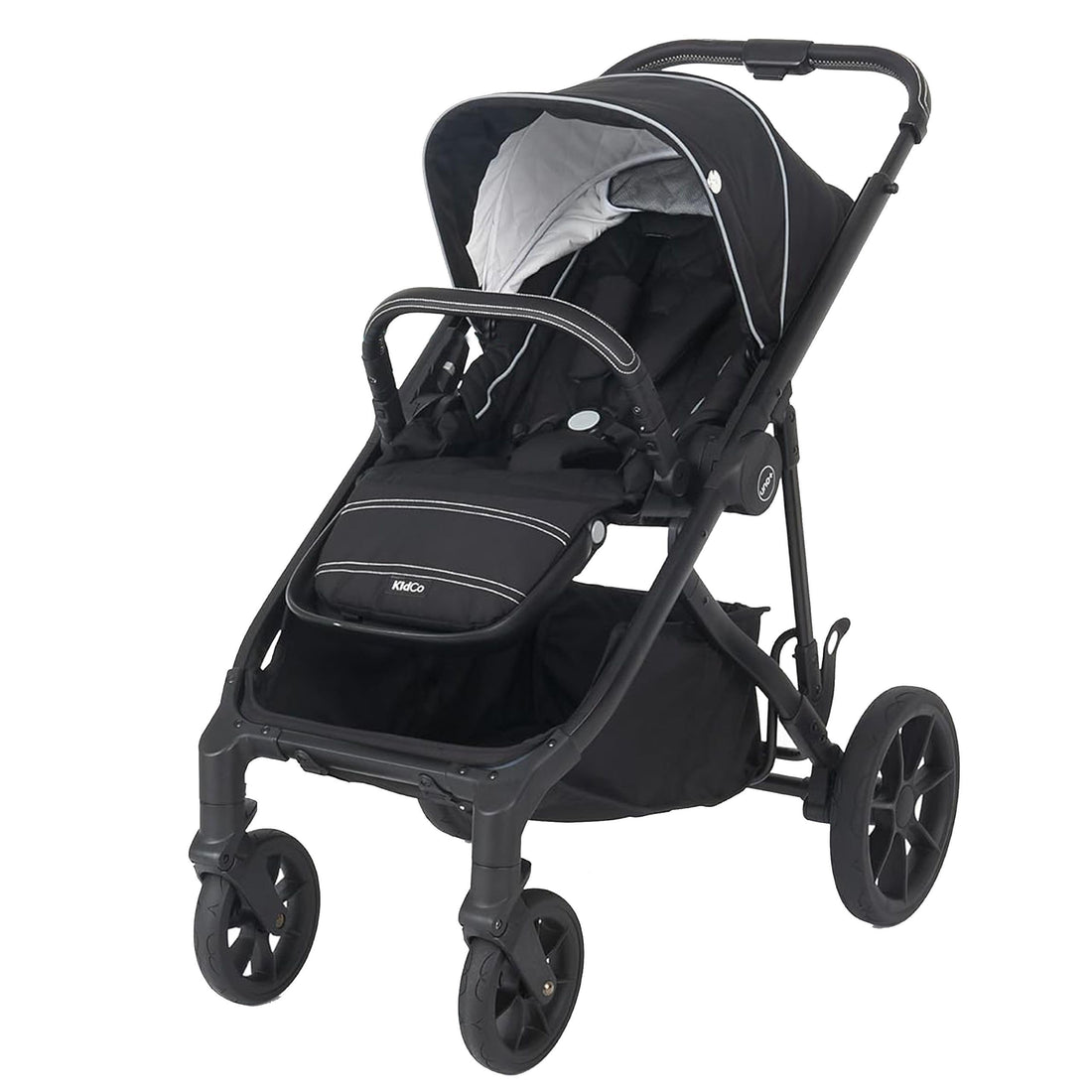 Luxury Single-to-Double Convertible Stroller System with Compact Fold Design