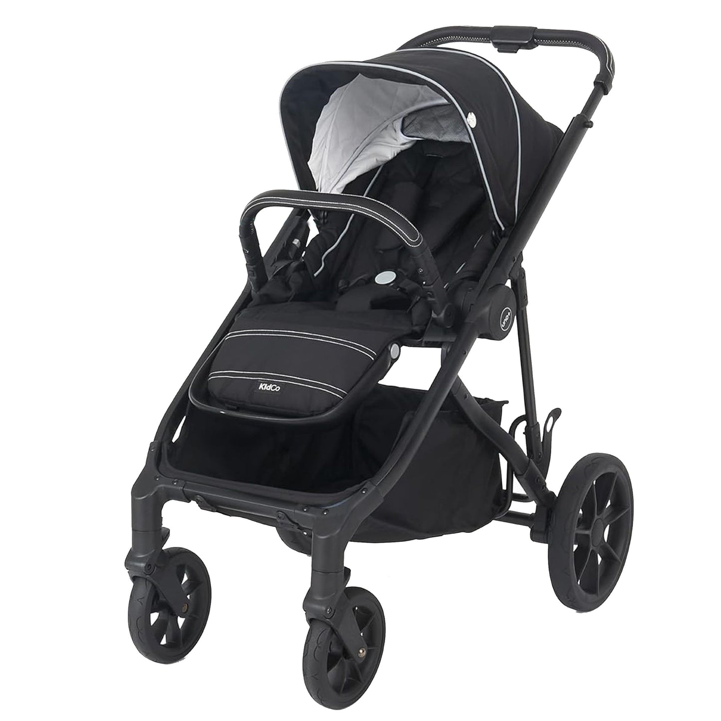Luxury Single-to-Double Convertible Stroller System with Compact Fold Design