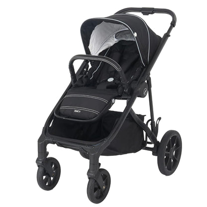 Luxury Single-to-Double Convertible Stroller System with Compact Fold Design
