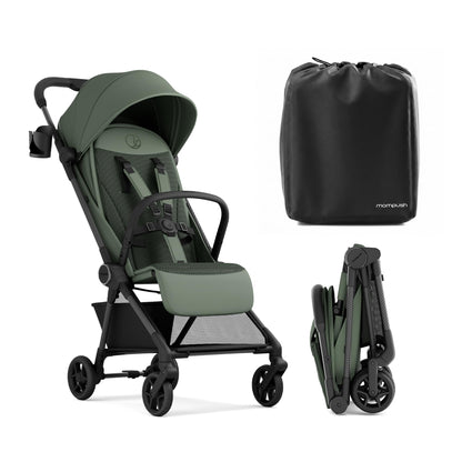 Ultra-Lightweight Travel Stroller with Auto-Fold, Full Recline & Airplane Carry-On Design