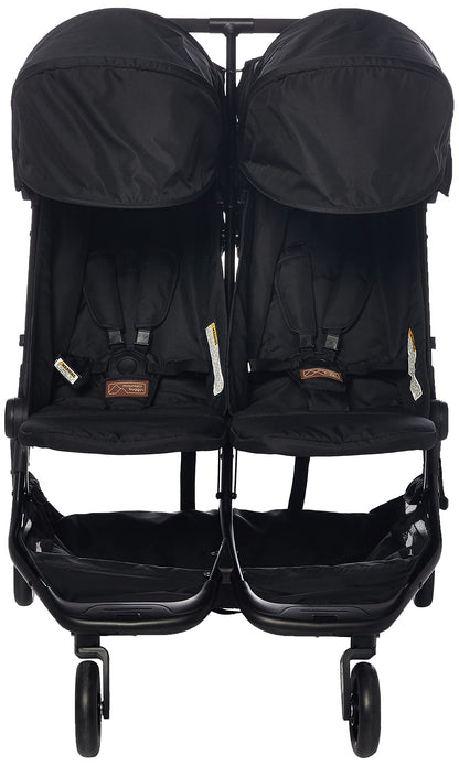 Double Lightweight Compact Travel Stroller with Easy Fold Design