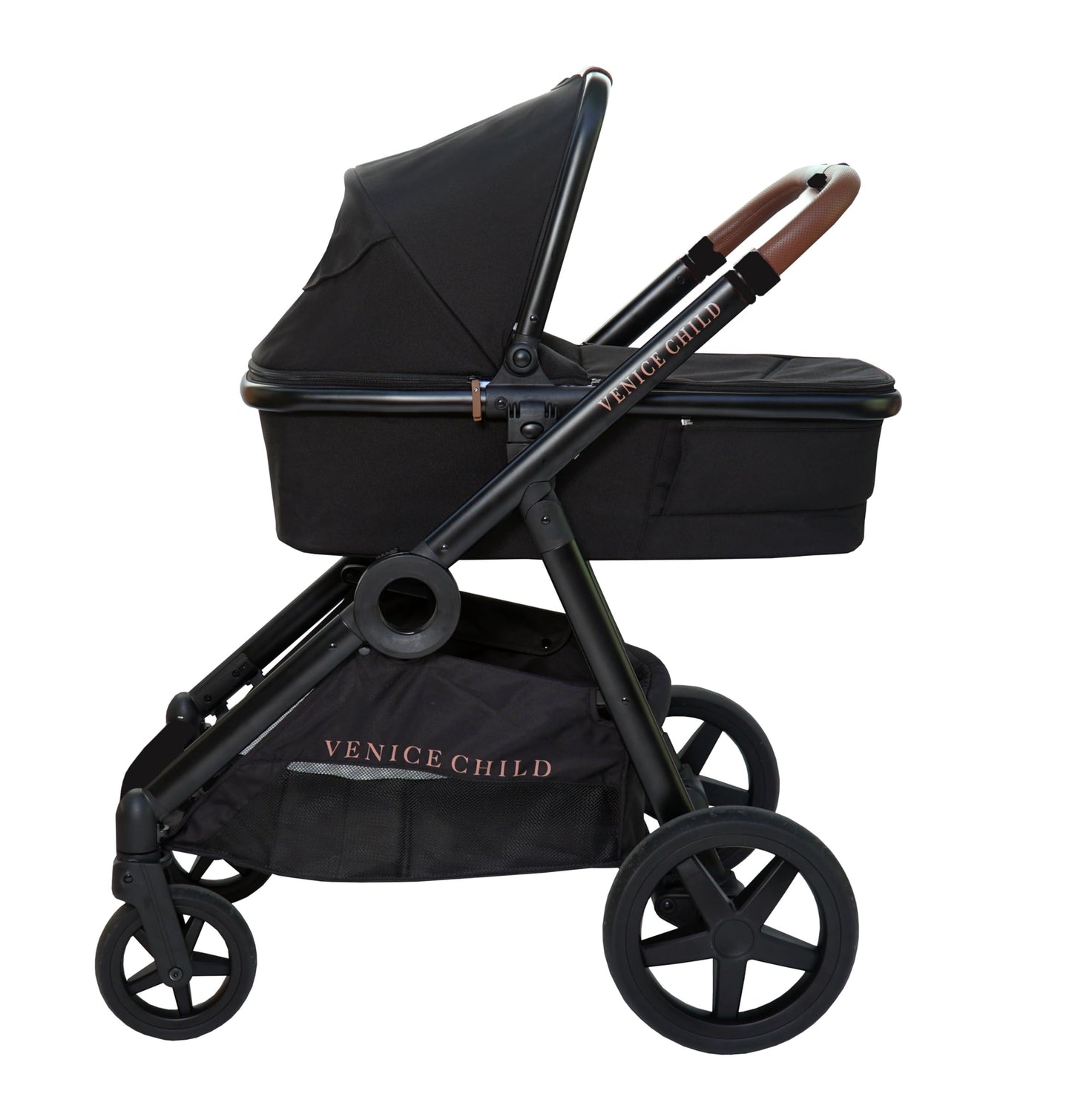 Convertible Stroller with Bassinet System & Compact Fold Design