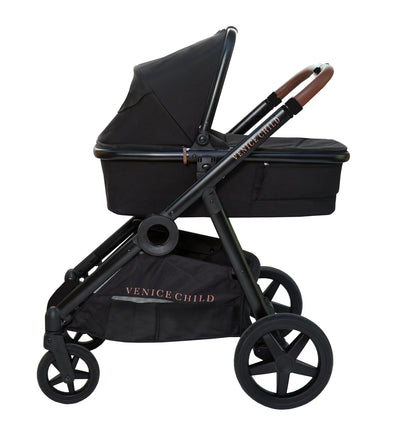Convertible Stroller with Bassinet System & Compact Fold Design