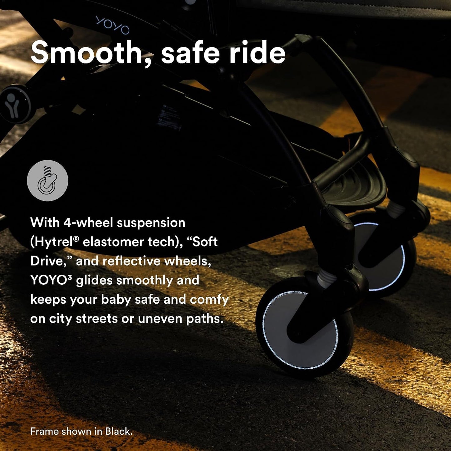 Ultra-Compact Lightweight Travel Stroller with One-Hand Fold & Includes Seat Cushion & Canopy
