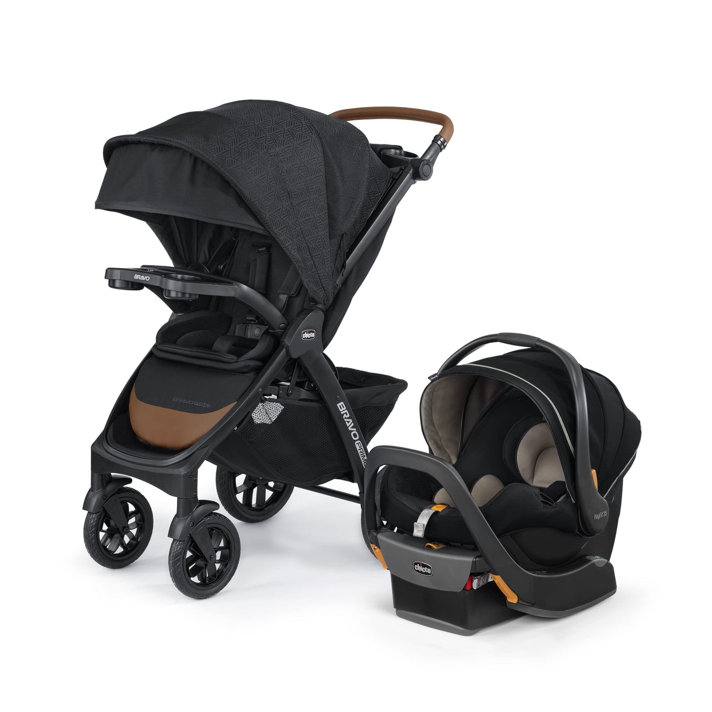 3-in-1 Travel System Stroller with Infant Car Seat & Quick-Fold Design