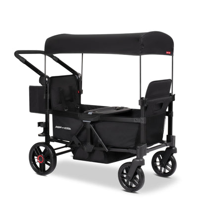 All-Terrain Wagon Stroller with Foldable Design & Push-Pull Handle System