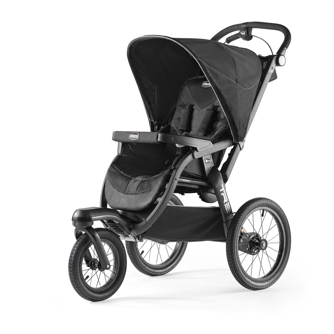 All-Terrain Jogging Stroller with Infant Car Seat Compatibility & Travel-Ready Design