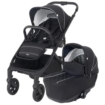 Luxury Single-to-Double Convertible Stroller System with Compact Fold Design